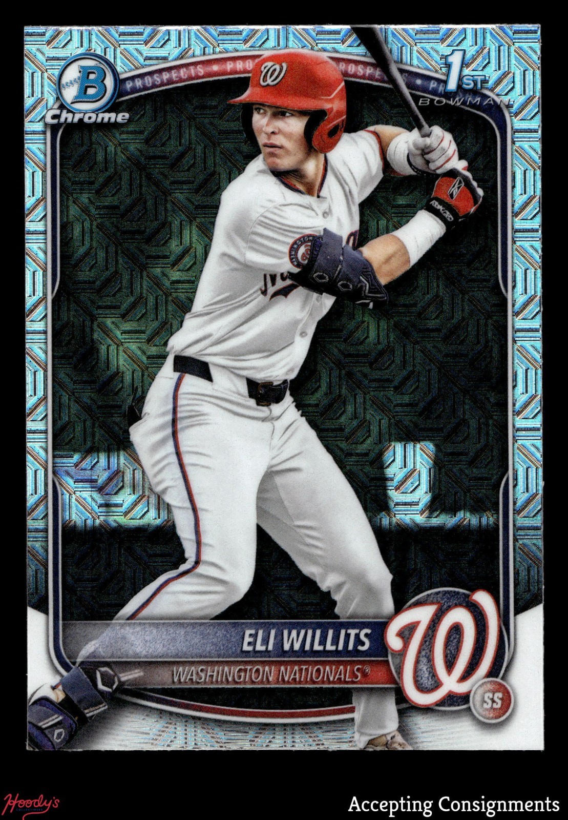 2025 Bowman Chrome Draft Mega Box #BDC1 Eli Willits 1ST ROOKIE NATIONALS