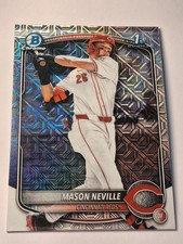 2025 Bowman Draft #BDC-109 Mason Neville Chrome Mojo Refractor