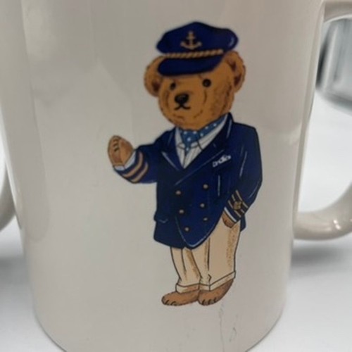 Lote Dos Tazas de Café Ralph Lauren Polo Bear 1997 Alpine Captain De Colección - Imagen 4 de 9
