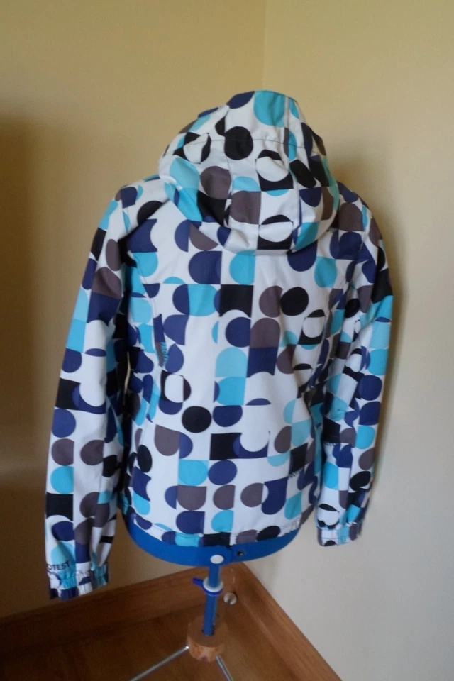 White Blue Multi Protest Boardwear Geotech 0.5 Series Ski Snowboard Jacket Med - Image 4 of 4