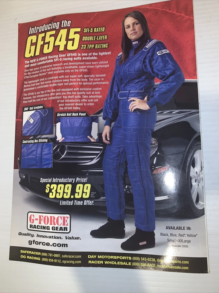 Speedway ILLUSTRATED - January, 2005 - 5 Ways to Make Your Car Safer - Image 2 of 3