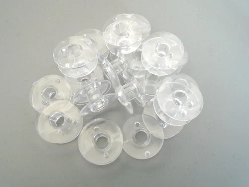 10 Plastic Sewing drop-in Bobbins for Singer 66 Class