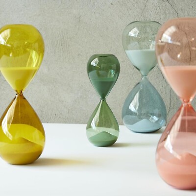 Deko Sanduhr (15 Min)   Achtsamer Timer für Yoga, Meditation & Entspannung