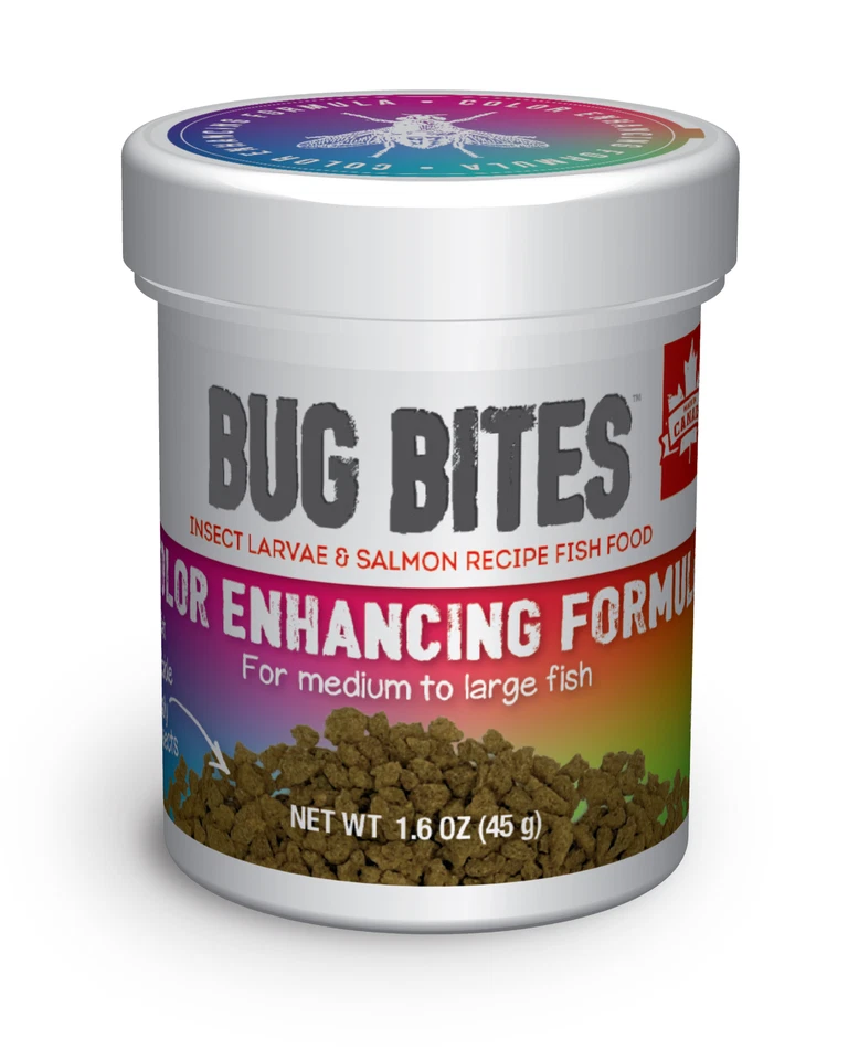 BUG BITES Fischfutter mit hohem Insektenanteil - Granulat Ø 1,4 - 2,0mm - 45g