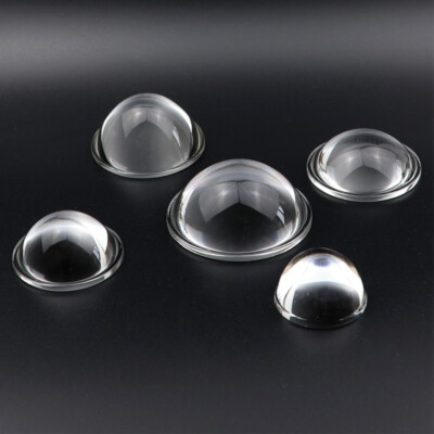 5pcs Optical Glass 28mm  Plano-Convex LED Lens DIY Solar Condenser Lens