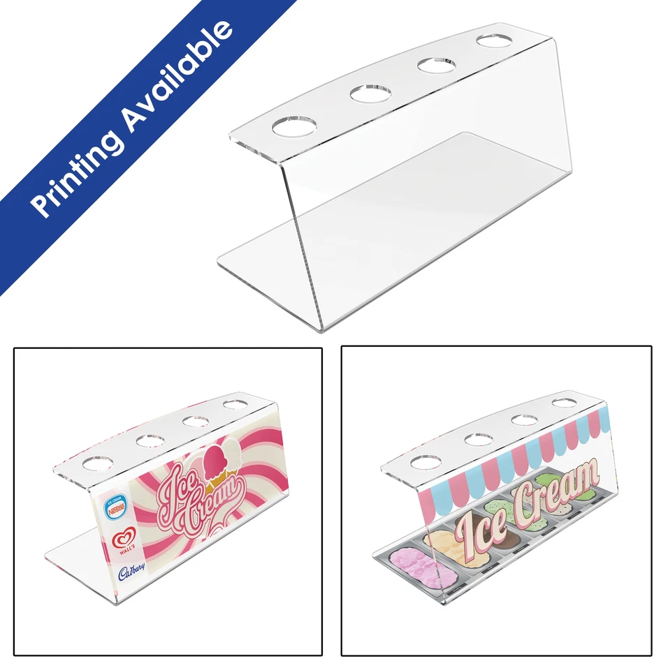 Acrylic Ice Cream Cone Holder Counter Display Stand Perspex Rack by Displaypro