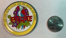 Disneyworld Enchanted Tiki Room 2 inch Medallion Challenge Coin, Pierre