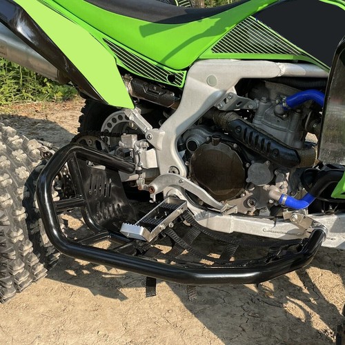 Nerf Bars Peg Heel Guard Black Nerf For Kawasaki KFX 450R KFX450R 2008-2014 2015 - Picture 5 of 14