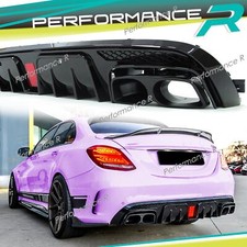 Diffusor + Auspuffblenden f?r Mercedes Benz C Kl. C43 W205 S205 AMG Line BENZIN Diffusor + Auspuffblenden f?r Mercedes Benz C Kl. C43 W205 S205 AMG Line BENZIN