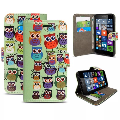Flip Leder Tasche für Microsoft Lumia 640 650 550 950 520 930 XL Wallet Cover - Bild 31 von 42