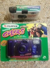 2 SEALED FUJIFILM QUICKSNAP FLASH DISPOSIBLE CAMERAS NEXIA SUPERIA 800 FILM