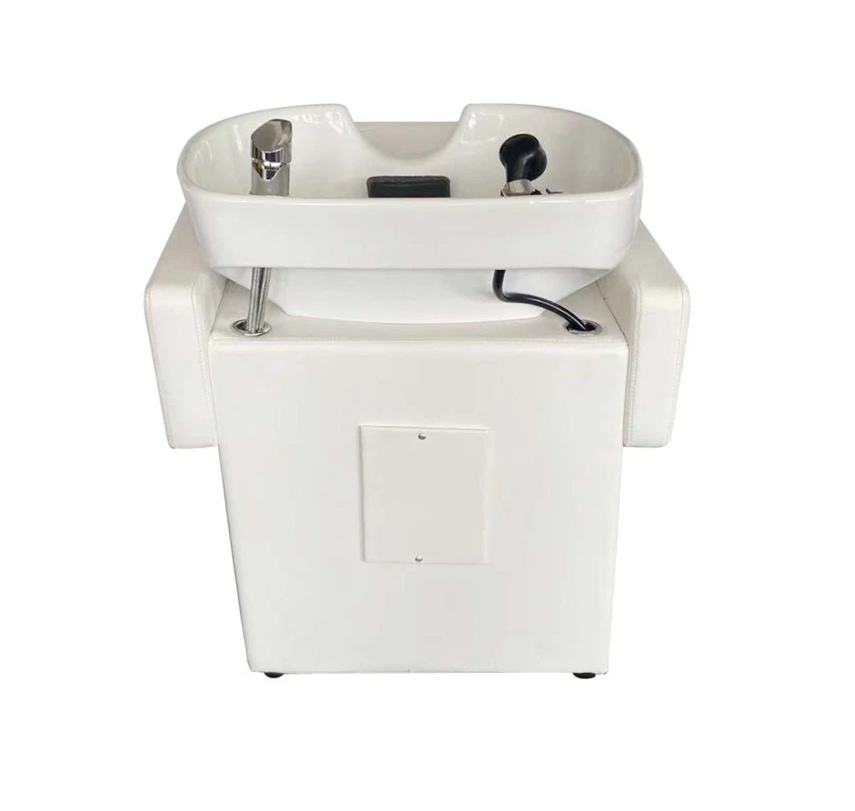 Champú de retrolavado Abilene - Sistema de retrolavado de salón con kit de interruptor de vacío - Blanco Foto 4 de 4