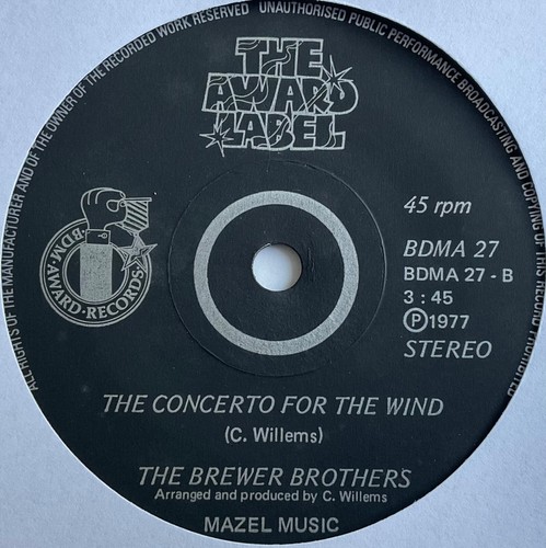 The Brewer Brothers - Serenade For Two Lovers - 7” Vinyl Single - 第 2/3 張圖片
