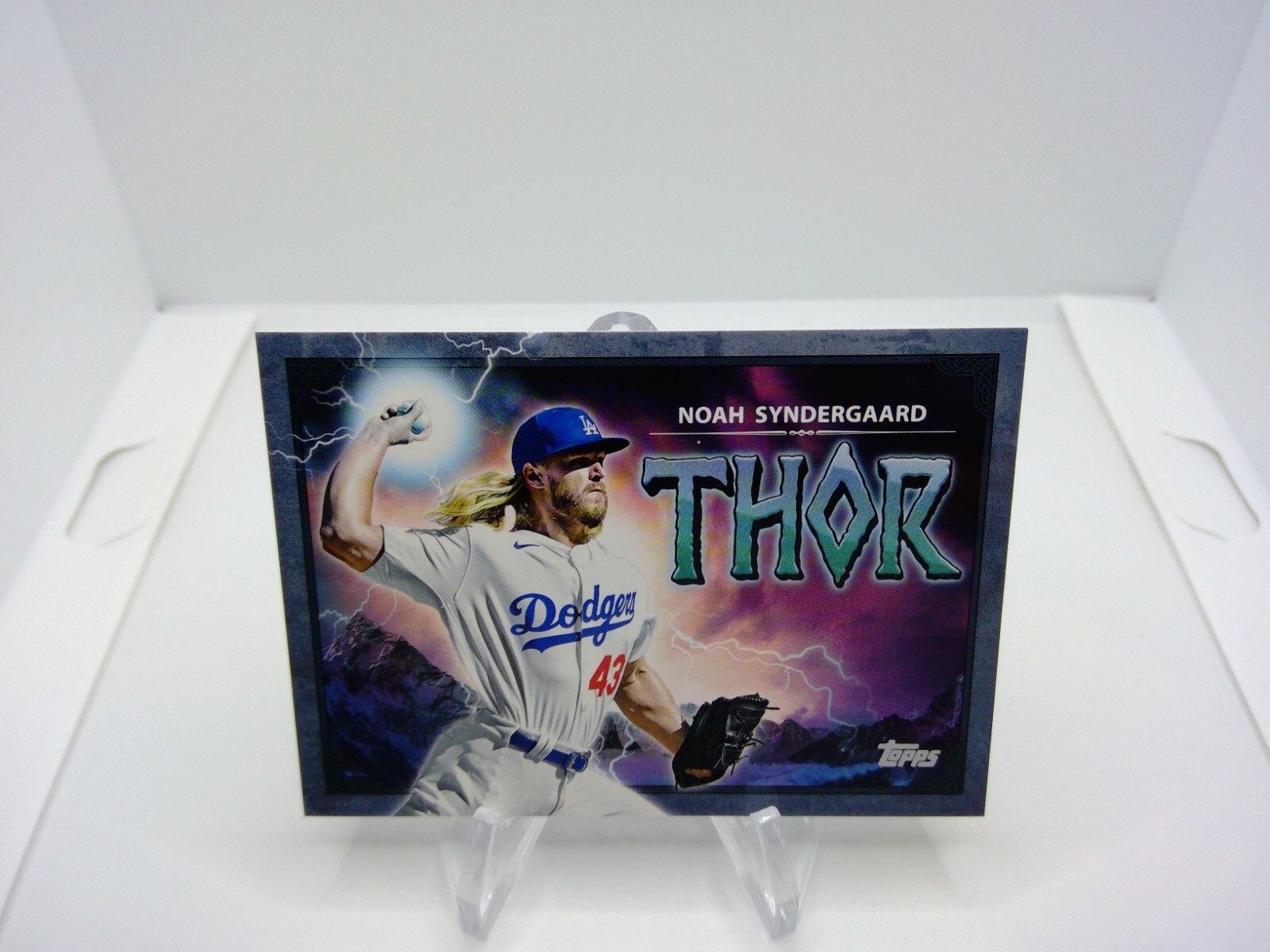 2023 Topps Update Noah Syndergaard Nickname Thor SSP Dodgers #AKA-2