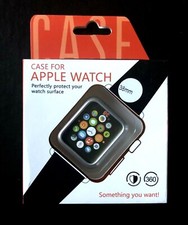      Hard Silver Opaque Bumper Case for Apple Watch Series 3 Size 38mm     