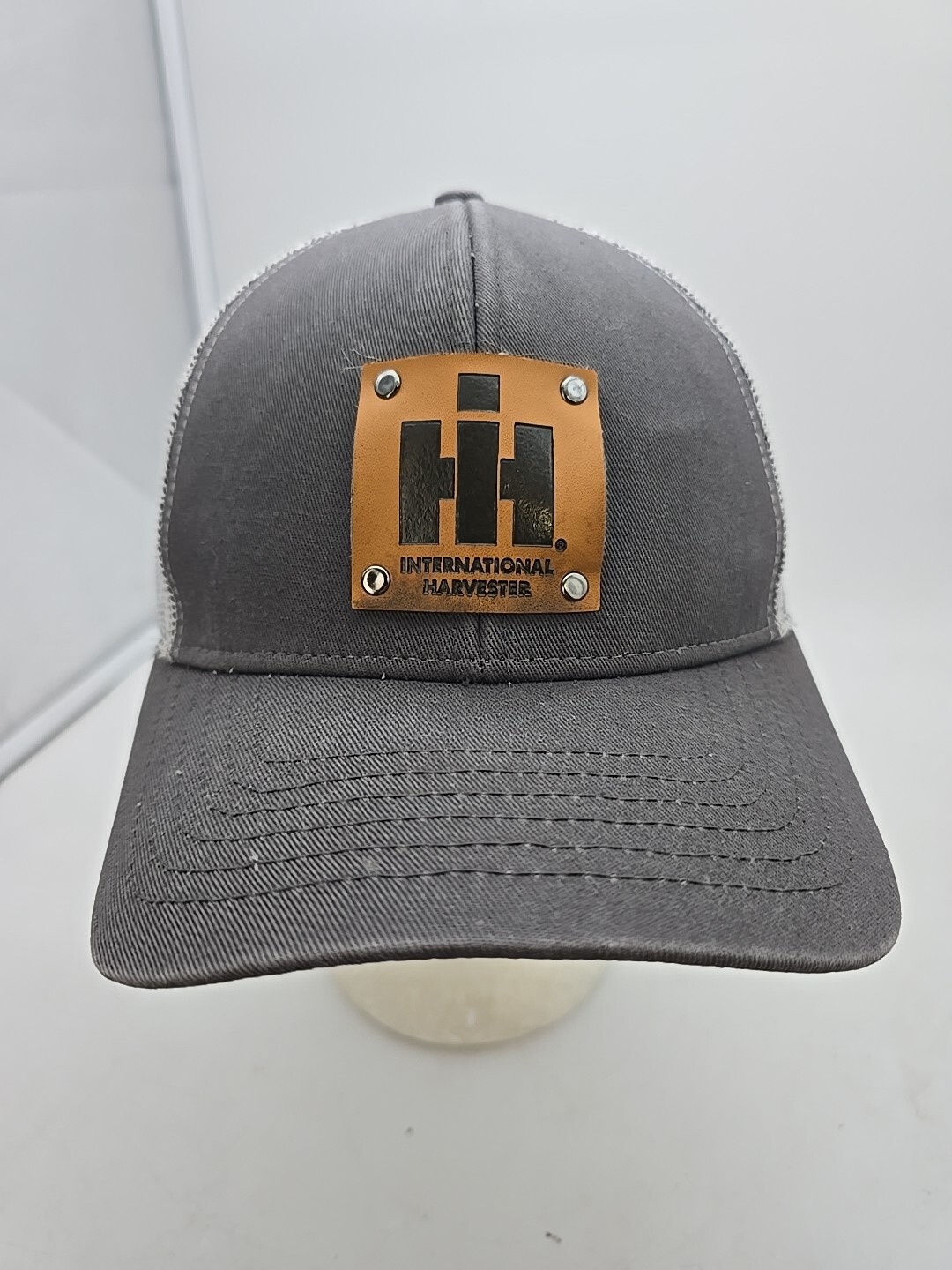 Case IH Leather Patch Hat - International Harvest… - image 1