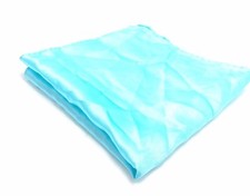  115 Countess Mara Mens Solid Dress Blue Handkerchief Suit Classic Pocket Square