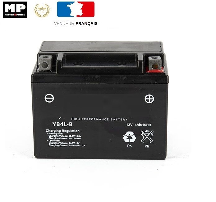 Batterie Moto GB4L-B 12V 4Ah Idéale pour vos Déplacements Urbains en Scooter