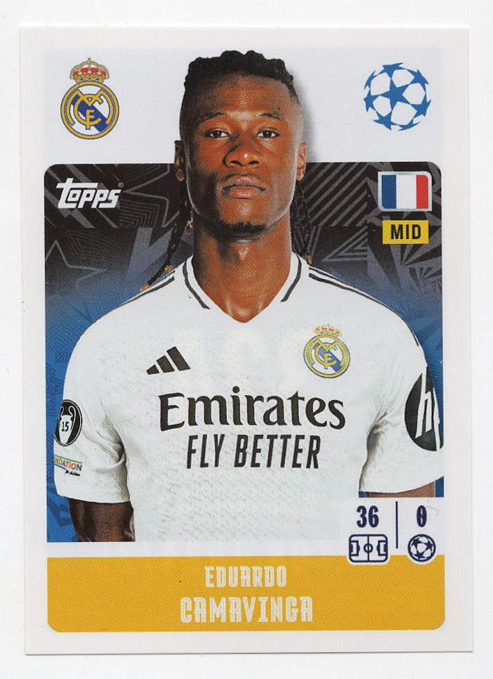 324 Eduardo Camavinga Topps UEFA Champions League 2024-2025