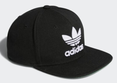 ADIDAS Originals Men's Trefoil Chain Snapback Hat Black/White