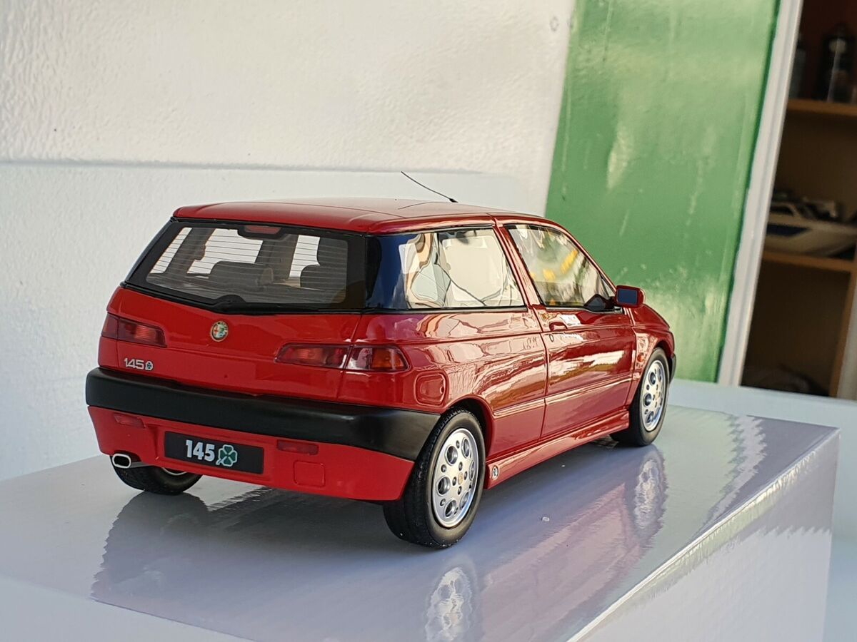 1:18 Alfa Romeo 145 Quadrifoglio Verde Red By Otto Mobile 1:18 Alfa Romeo 145 Quadrifoglio Verde Red By Otto Mobile