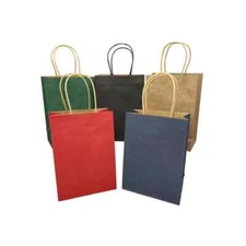 Prime Thick Paper Bags with Handle, Large Kraft Paper Shopping Gift Bags
