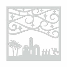 New Hero Arts "Nativity" Stencil 6"x6" 2021