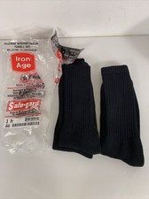 Safe Gard Iron Age Comfort Top Crew Socks 2 Pair Mens Size 13-16 Made In USA XL