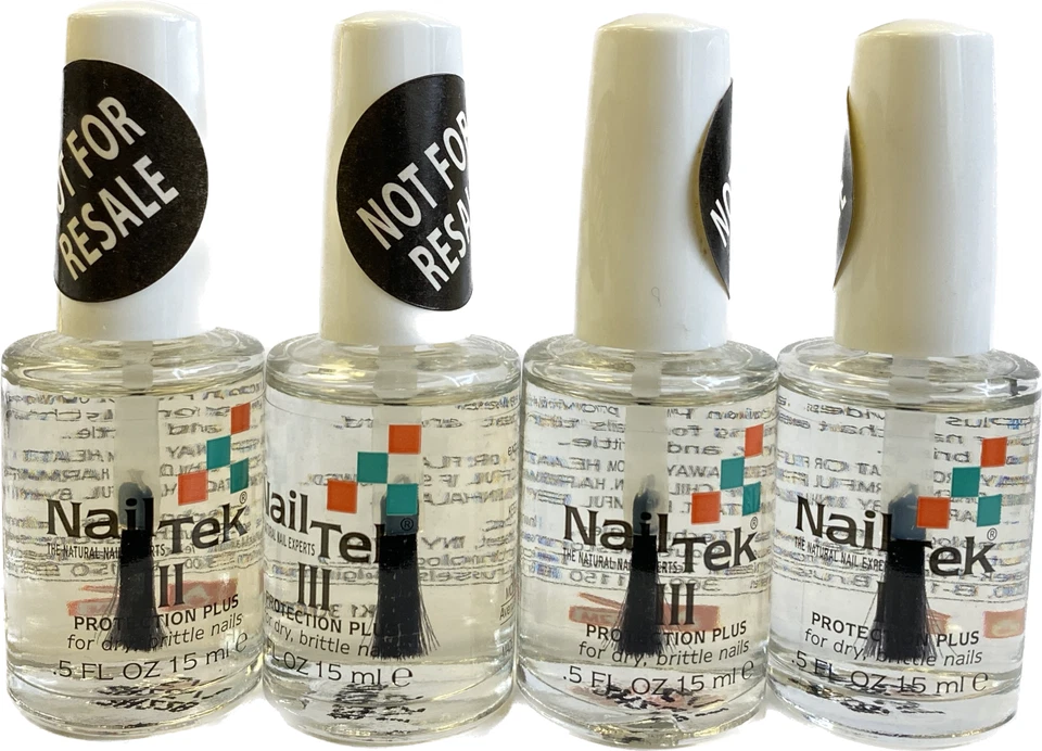 Nail Tek III Protection plus para uñas secas y quebradizas lote de 4, 2floz Foto 3 de 3