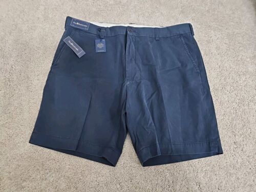 Polo Ralph Lauren Navy Blue Flat Front Casual Shorts Size 42 Men's Nwt
