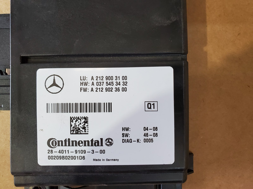 2010 MERCEDES S400 S550 W221 CRUISE CONTROL DISTANCE RADAR CONTROL MODULE - Picture 2 of 4