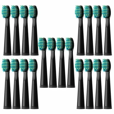 Ersatzbürsten Schwarz Weiche Aufsteckbürsten Fairywill für FW-507 FW-508 917