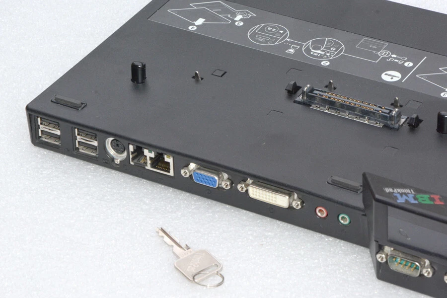 LENOVO PORTREPLICATOR TYPE 2504 IBM THINKPAD T60 T61 R61 T400 T500 42W4636 DOC10 - Bild 2 von 4