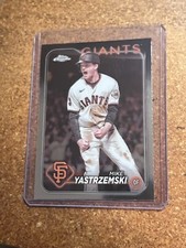 2024 Topps Chrome Baseball # 87 Mike Yastrzemski 1