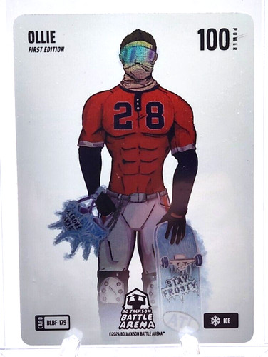 2024 Bo Jackson Battle Arena Ollie BLBF-179 Blizzard Battle Foil Ice- Matt Olson