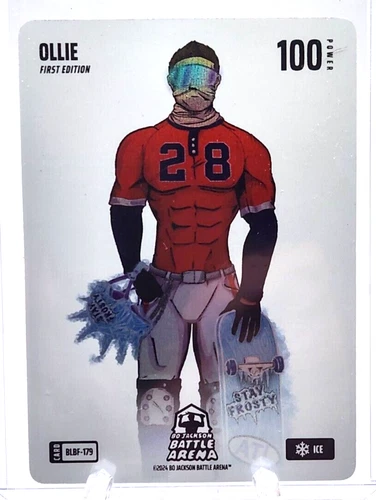 2024 Bo Jackson Battle Arena Ollie BLBF-179 Blizzard Battle Foil Ice- Matt Olson