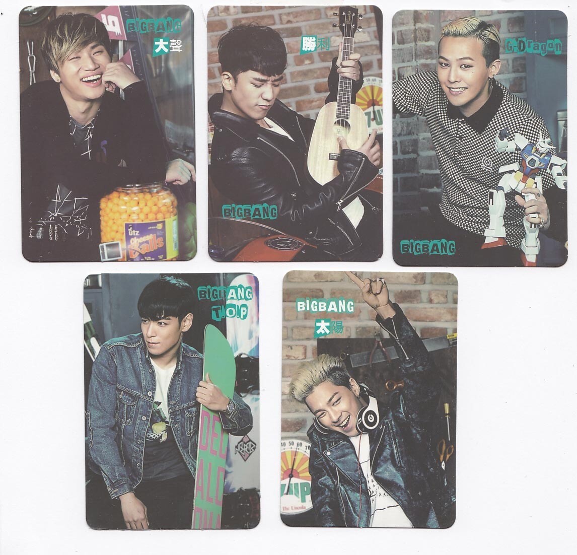Kpop BIGBANG G-Dragon T.O.P Dae-Sung Tae-Yang Seung-Ri 5 Kpop BIGBANG G-Dragon T.O.P Dae-Sung Tae-Yang Seung-Ri 5
