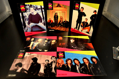 Lot of 7 1980's NEW WAVE Cheap Trick  Simple Minds ProSet SUPER STARS MUSIC CARD