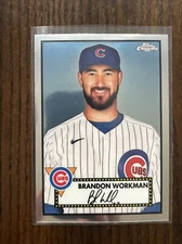 2021 Topps Chrome Platinum Anniversary #449 Brandon Workman Chicago Cubs