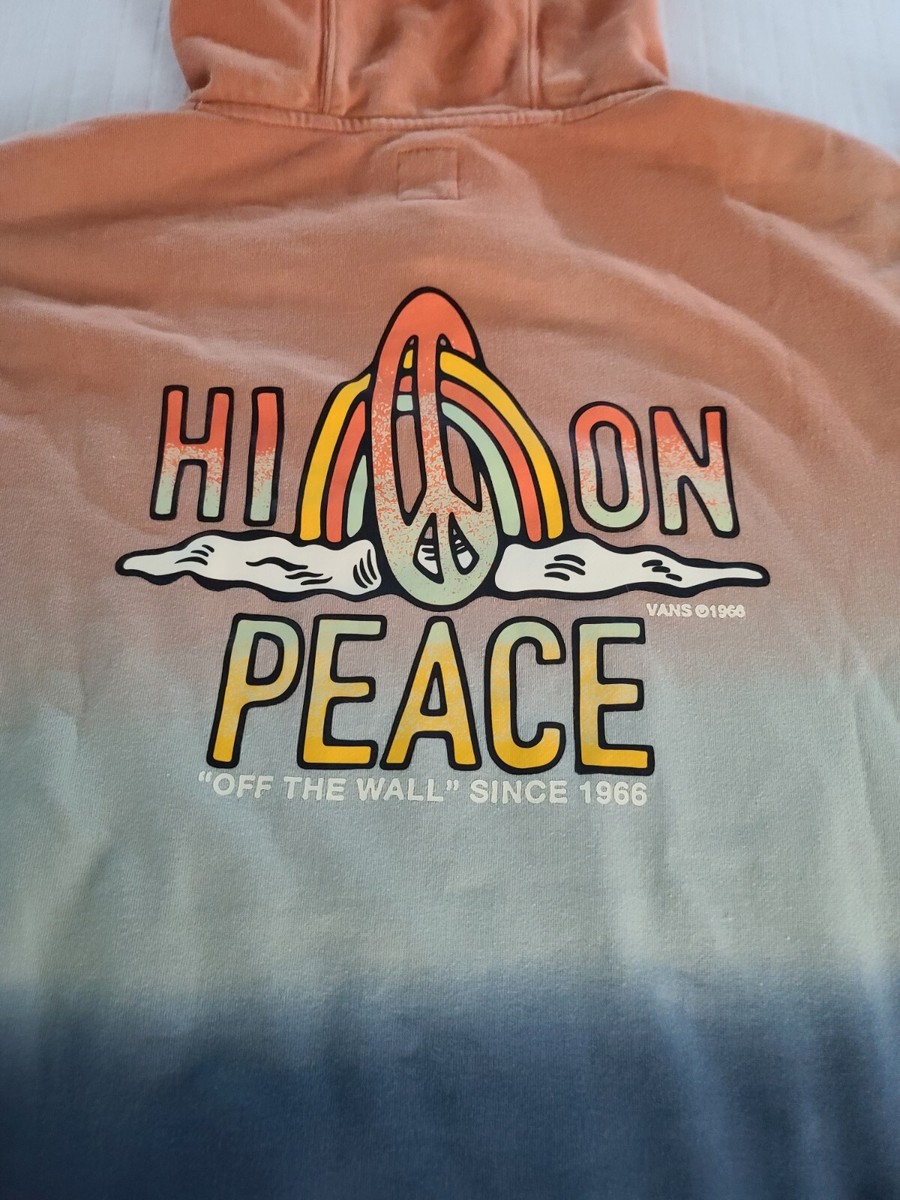 Vans High On Peace Hoodie M | eBay