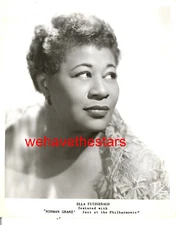 Vintage Ella Fitzgerald JAZZ ARTIST 50s Publicity Portrait by KRIEGSMANN