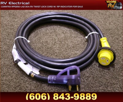 CONNTEK RV POWER SUPPLY EXT CORD 30FT 30A 125V BRAND NEW FAST FREE SHIPPING