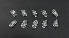 5 pairs eyeglass NOSE PADS High Quality SILICONE push on US Seller 3.4 X 1.7 mm