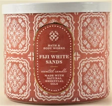 Bath & Body Works White Barn FIJI WHITE SANDS 3-Wick 14.5 Oz Scented Candle