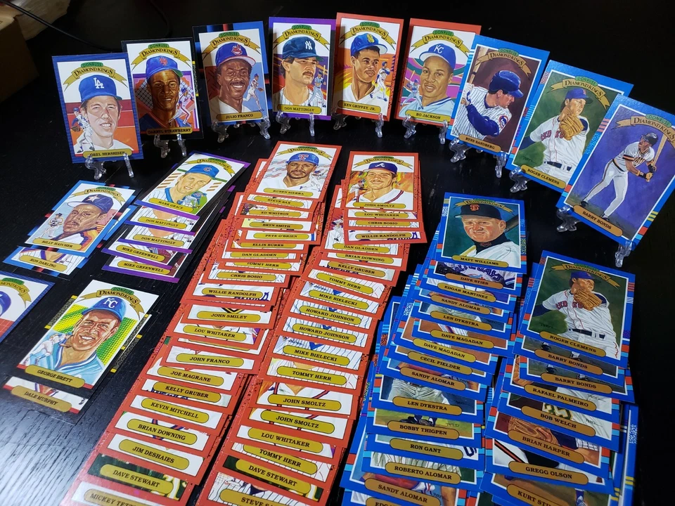 Lote Donruss DIAMOND KINGS (1986-1991) **Griffey Jr, Bonds, Mattingly y más** Foto 2 de 4