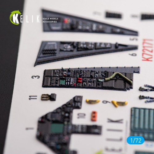 Calcomanías 3D interiores Lockheed F-117A NIGHTHAWK (para kit modelo Academy) 1:72 K72171 - Imagen 3 de 5