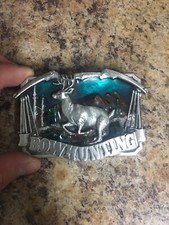 1983 VTG Bowhunting Bergamot Brass Works Belt Buckle