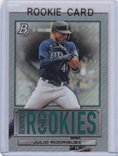 JULIO RODRIGUEZ ROOKIE CARD 2022 Bowman Platinum RENOWNED ROOKIES $$ RC Mariners