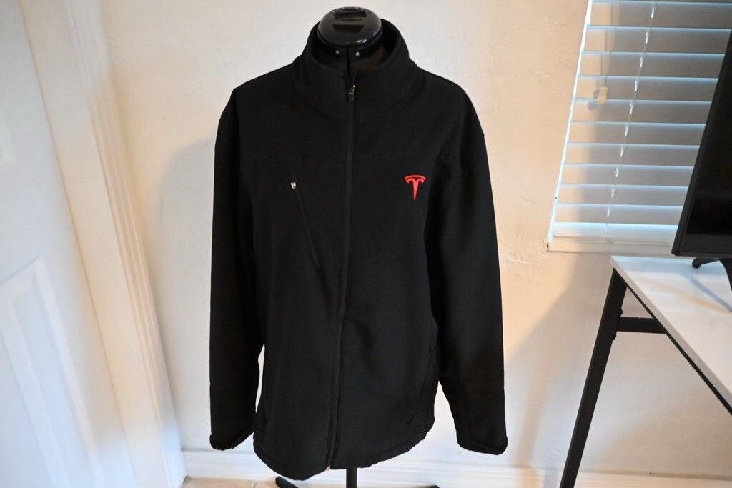 Tesla Zip up Jacket Size Medium - image 2