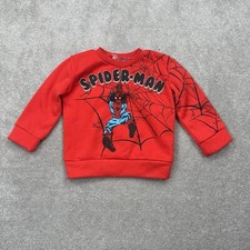 Spiderman Youth Toddler Sweatshirt Red